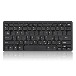 Mini teclado y ratón inalámbricos ergonómicos de 2,4G, interfaz de juego impermeable con USB, versión árabe - Product Image 6