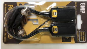 8MP Passive CCTV Coax <strong>BNC</strong> Power <strong>Video</strong> Balun Transceiver Connectors to RJ45 <strong>BNC</strong> Male for CCTV <strong>Video</strong> Camera