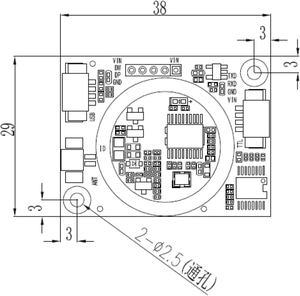 <strong>RFID</strong> 125KHz ID <strong>Card</strong> <strong>Reader</strong> <strong>Module</strong> Built-in Coil Antenna R232 <strong>Interface</strong> Support EM4100/EM4102/EM4200/TK4100 Proximity <strong>Card</strong> - Product Image 3