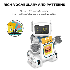 Frühe Bildung RC Smart intelligente Roboter Karte Rechtschreib maschine Programmierung Fernbedienung Roboter Sprechen Flash-Karte Roboter Spielzeug - Product Image 5