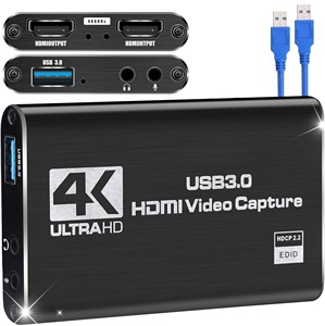 SYONG 4K HDMI Video Game Capture Card Device1080P 60FPS HDMI a USB 3,0 Tarjeta de captura para Streaming Capture Card Nintendo Switch - Product Image 1