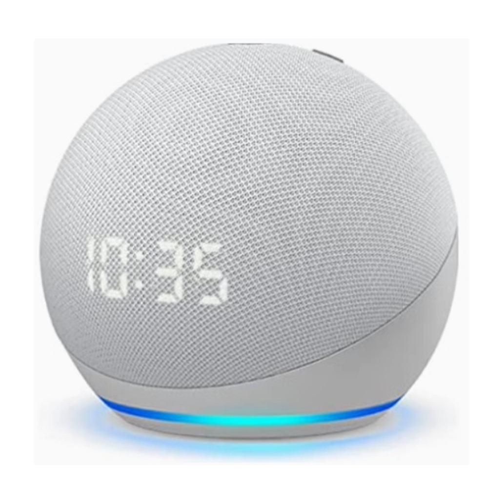 Echo Dot 5ª Generación, Edición Reloj, Blanco