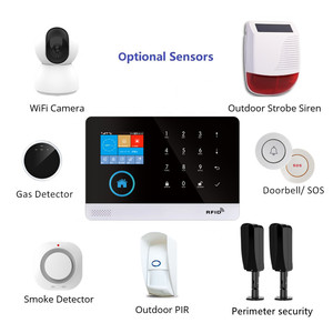 433MHz kablosuz Alarma Antirrobo Casa kiti seguto App ridad Para Hogar Tuya WiFi akıllı ev güvenlik sistemleri App kontrolü ile - Product Image 3
