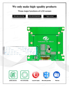 Directo de fábrica 160x160 Módulo LCD COG de matriz de puntos UC1698 Monocromo 160160 Pantalla gráfica Módulo LCD gráfico COG de nueva generación