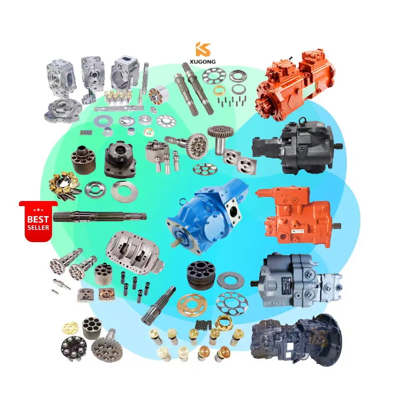 ชิ้นส่วนซ่อมเครื่องจักรก่อสร้างรถขุดปั๊มไฮดรอลิกอะไหล่ขาย xcmg jic jcb kobelco อะไหล่