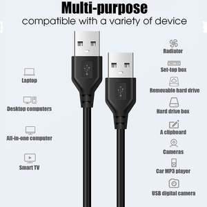 USB 2.0 uzatma kablo USB A erkek veri Sync şarj uzatma kablo kordonu USB kablosu PC dizüstü bilgisayarlar için klavye - Product Image 3
