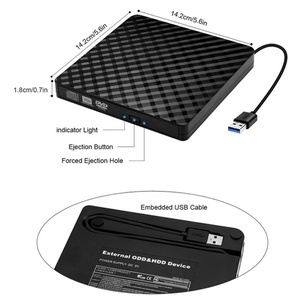 Portable Dvd <strong>Rom</strong> Usb3.0 Driver Free Computer Optical Drive Slim External Usb 3.0 Dvd Rw <strong>Cd</strong> Writer Usb Dvd Drive <strong>Pc</strong> - Product Image 4