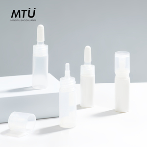 迷你5毫升塑料美容护理滴管瓶材质，喷嘴盖上PP螺丝小挤压瓶 - Product Image 6