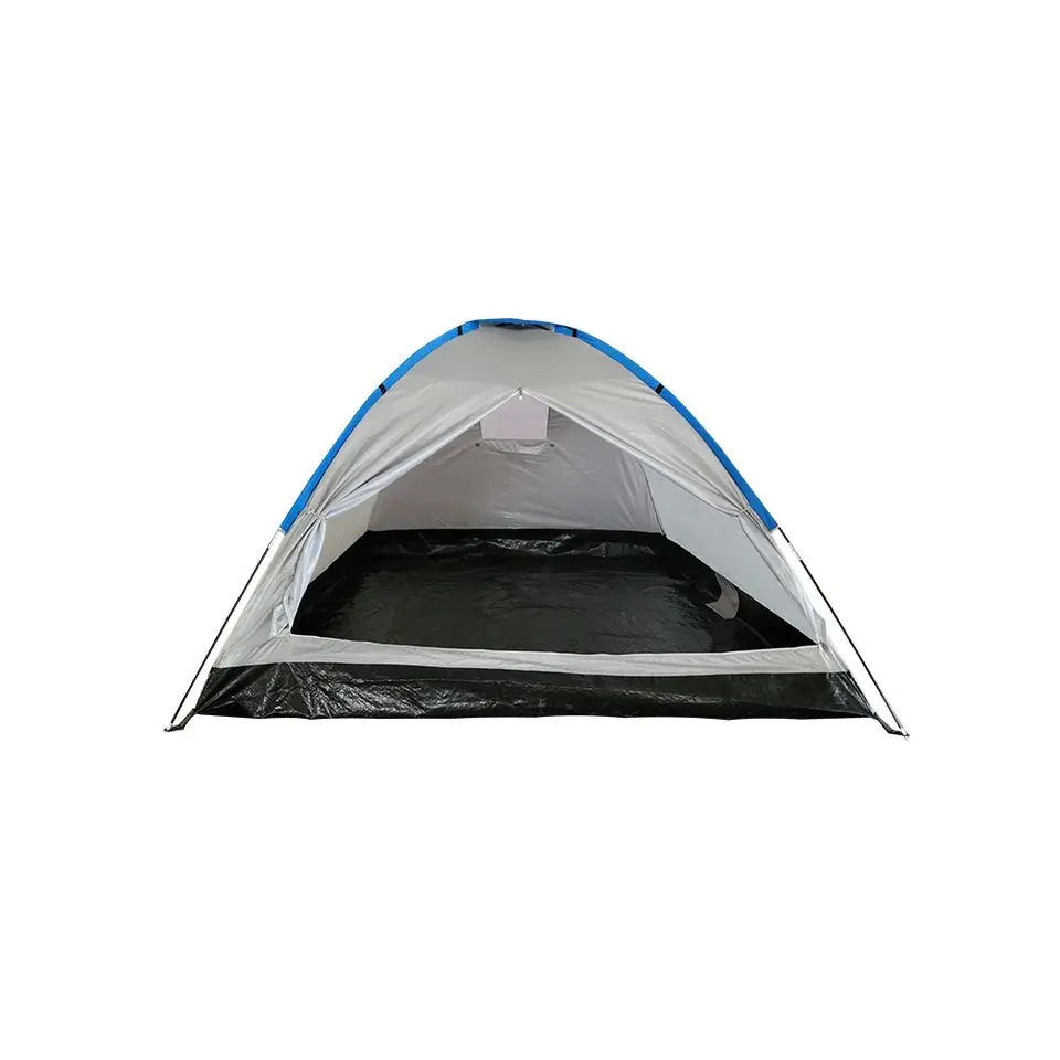 Tige en fibre de verre imperméable pour l'extérieur Tente de plage légère Équipement de camping éclairé avec logo personnalisé