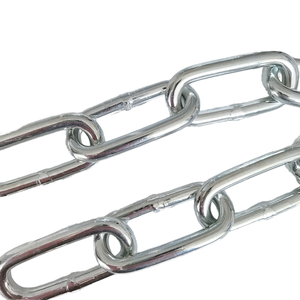 10mm Electrogalvanized Link <strong>Chain</strong> DIN5685C Welded Link <strong>Chain</strong> Long Link <strong>Chain</strong> - Product Image 2