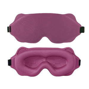 3D <strong>Sleep</strong> Mask Blindfold Sleeping <strong>Aid</strong> Eye Mask Soft Memory Foam Eye Mask Eyeshade Block Out Light Fit No Pressure - Product Image 4