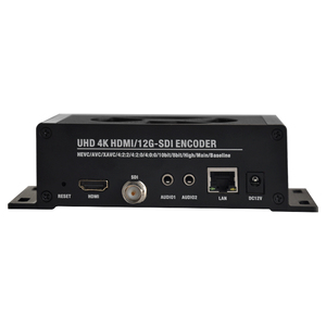 Live Streaming Encoder UHD-12G-<strong>SDI</strong> 4k@60 HD <strong>Input</strong> IP H.265 Video Price Encoder - Product Image 3