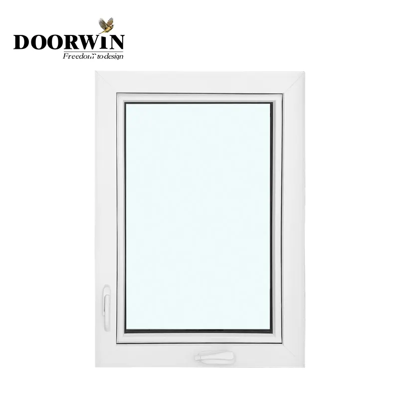 Doorwin nuovo design prezzo di fabbrica upvc finestre in alluminio finestra circolare con hardware germania