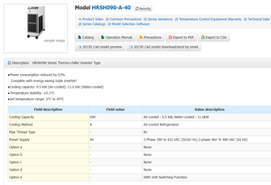 <strong>SMC</strong> Original HRSH090-A-40 HRSH090 Series Thermo-<strong>chiller</strong> Inverter Type Condensing Units Condensing Units