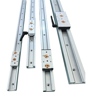 Carril de guía lineal de servicio pesado personalizado de fábrica Carril de guía lineal Carril lineal de perfil de aluminio externo - Product Image 3