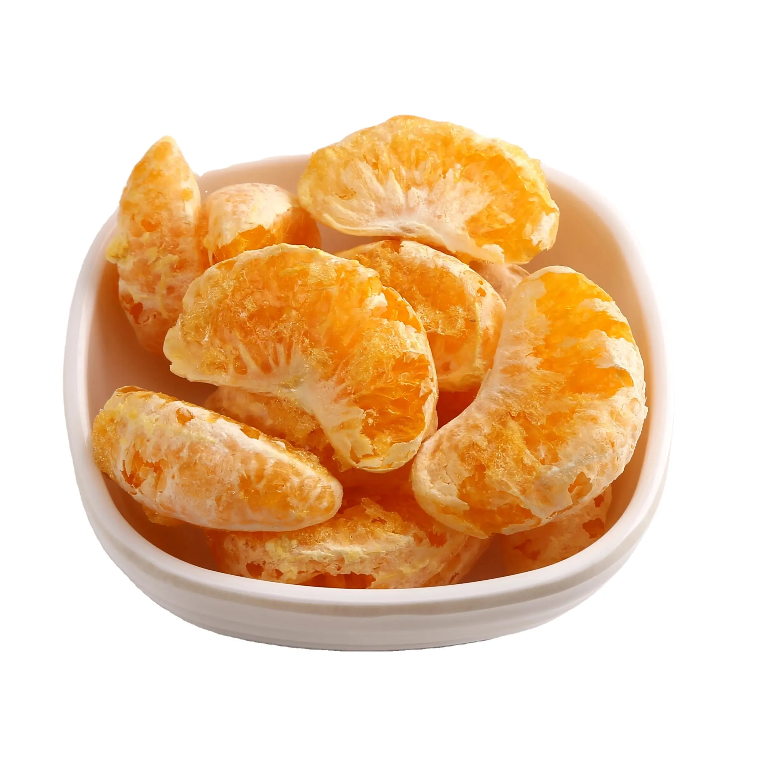 Guoyue liofilizzato arancione Chips fornitore gefriergetrocknecte arancia lyofilizovane arance frutti liofilizzati pezzi di mandarino