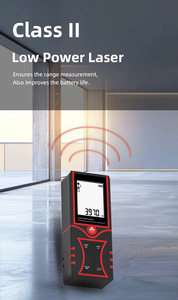 Mô hình 2025 Laser màu đỏ Băng biện pháp 120m Laser khoảng cách Meter Rangefinder với ngang - Product Image 2