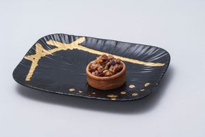 批发白金广场10寸板三聚氰胺板中国日式餐厅火锅肉牛肉羊肉上菜