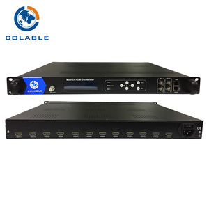 Digital TV Headend H.264 Video Encoding 8 Channel HD to <strong>DVB</strong>-<strong>T</strong> ISDB-<strong>T</strong> ATSC <strong>DVB</strong>-C <strong>Encoder</strong> <strong>Modulator</strong> COL5011H - Product Image 3