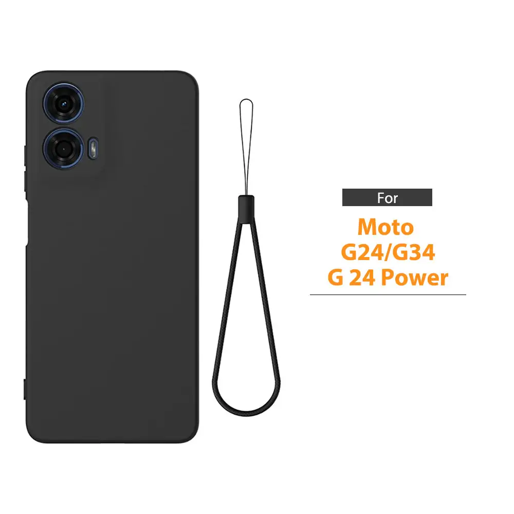 Coque en silicone liquide pour Moto G04 téléphone anti-chute souple Tpu givré Mobile personnaliser la preuve SJK372