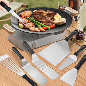 Barbekü paslanmaz çelik barbekü araç seti 34 adet pişirme Spatula sınır ötesi sıcak seti - Product Image 3