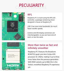 Adattatore di alimentazione 5.1 v5a 9 v3a US, europa, Austria e adatto per Raspberry Pi 5 generazione tipo-C porta adattatore 27W - Product Image 3