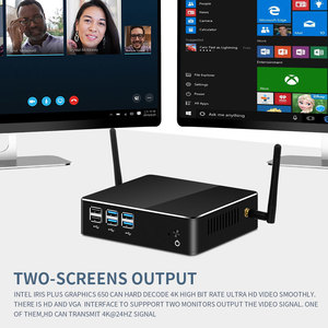 HLY Computer i5 7267U 4200Y 4GB RAM 120GB SSD VGA WiFi-Büro verwenden Small Tower Desktop-Computer i3 i7 Mini-PC für Win10 - Product Image 3
