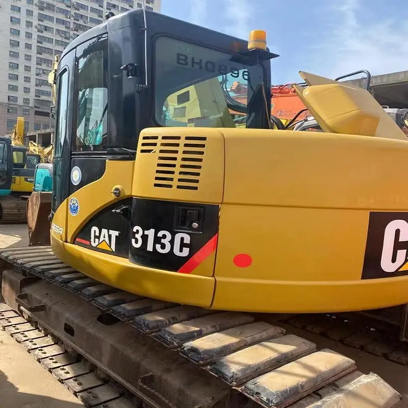 Maquinaria usada japonesa más vendida a la venta maquinaria Caterpillar máquina excavadora CAT 313C excavadoras usadas CAT 313C