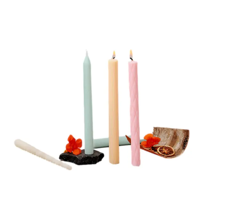 Velas de lujo decorativas para decoración del hogar, vela perfumada de cera de soja para boda y Navidad, venta al por mayor