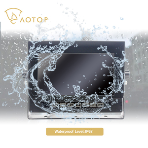 7 Inch TFT LCD Digital <strong>Monitor</strong> 3-Way HD Video Signal <strong>Input</strong> Waterproof Rear View Car <strong>Monitor</strong> for Harvester - Product Image 2