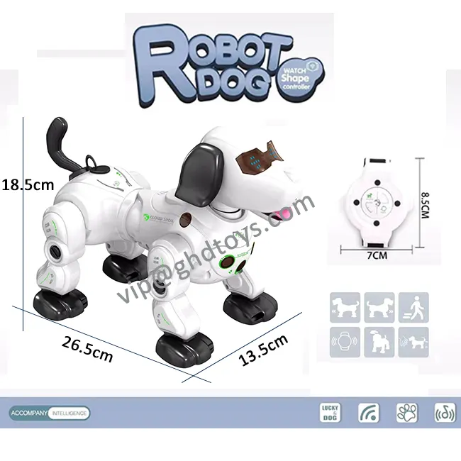 Sıcak satış kızılötesi kontrol izle akıllı takip köpek sprey su ses kontrolü akıllı Robot köpek çocuklar için
