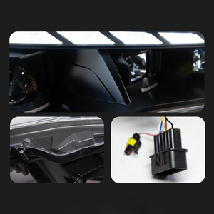 ไฟหน้า LED ตัดหมอกรถยนต์ไฟหน้าโปรเจคเตอร์ LED ทนทานป้องกันหมอกสำหรับ Mitsubishi Lancer 2009-2016 - Product Image 5