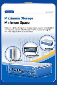 Win 7 Industrial Motherboard Machine Vision <strong>Computer</strong> <strong>Embedded</strong> Linux Router 2 Dual Lan <strong>X86</strong> I3 I5 I7 Fanless Industrial Mini Pc - Product Image 5