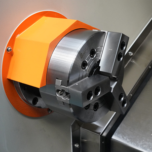 Máquina de torno TCK46A Centros de torneado de cama inclinada con mandril hidráulico Torno CNC multifuncional