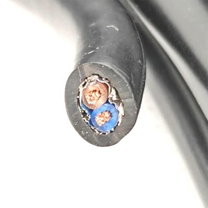 Bilgisayar kontrollü 300V bakır alüminyum çekirdek korumalı bükülmüş güç kabloları 0.5mm-24awg 600V PVC yalıtımlı havai - Product Image 6