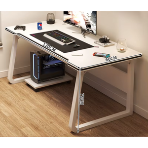 Controlador de decoración de Pc de pie de alta calidad, escritorio de oficina ejecutiva, ordenador en forma de Z, mesa de juego multiusos - Product Image 6