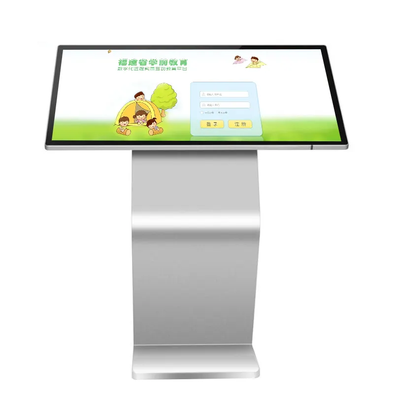 Wifi Android Computer Desk Advertising High Resolution indoor touchscreen Information kiosks self-service info kiosk terminal