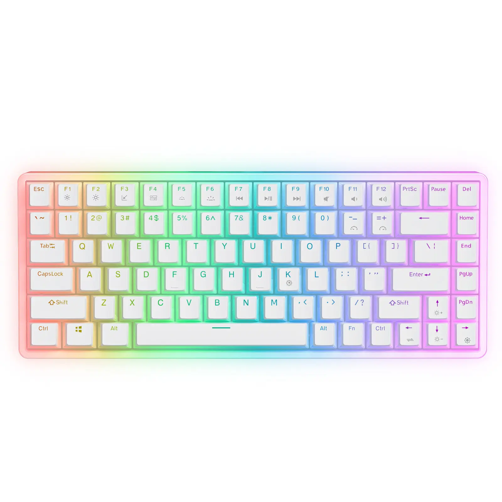 ONIKUMA G30 Wired Gaming Mechanical Keyboard 75% RGB Light Up Backlit PC Computer Gamer Gaming Keyboard