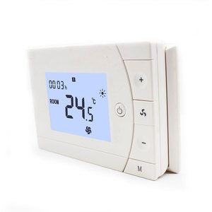 Programa de sistemas HVAC inteligentes de alta calidad Termostato de bobina de ventilador Calefacción Refrigeración Termostato de habitación digital para control de temperatura - Product Image 3