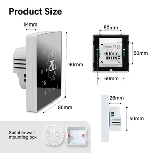BEOK TGR85-ZB Tuya Zigbee с сенсорным экраном, Wi-Fi, подогрев пола, программируемый умный термостат для обогрева комнаты - Product Image 6