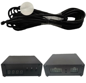 Sensores ultrasónicos Nivel con pantalla LCD Dispositivo de detección de tanque de líquido Salida RS485/RS232 Sensores ultrasónicos de nivel de combustible - Product Image 1