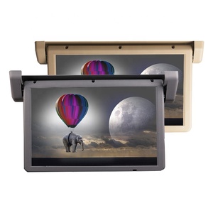 Car Roof TV <strong>Monitor</strong> Android 19inch <strong>Multiple</strong> Size Full HD LCD Screen 1 AV <strong>Input</strong> Android Motorized Flip Down Ceiling Mount - Product Image 6