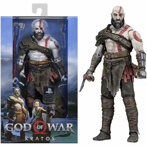 2018 God of War Kratos Ares 4 PVCビニールフィギュア高品質漫画スタイル箱入り可動モデル組み立ておもちゃ人形SS - Product Image 1