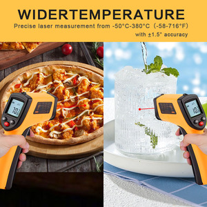 -50-400C Pyrometer <strong>Infrared</strong> <strong>Thermometer</strong> Gun Temperature Measurement Electronic Hygrometer Digital <strong>Thermometer</strong> for Industry