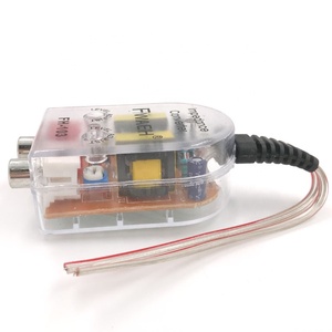 Adaptador de nivel RCA para altavoz de coche, convertidor de Audio de alta a baja impedancia, amplificador de sonido Subwoofer ajustable - Product Image 2