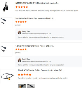(EU) European Power Cord Ac European Power Plug Cable Wholesale Eu Ac Power Cord for <strong>Computer</strong> - Product Image 6