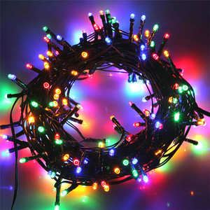 LED Mini Weihnachts beleuchtung Vorhang Eiszapfen Lichterketten LED bunte Weihnachts beleuchtung mit Steuerung - Product Image 3