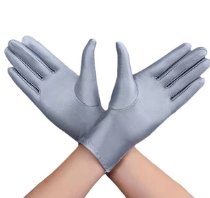 Spring and Autumn Thin <strong>Gloves</strong> Men's and Women's High Elastic <strong>Gloves</strong> Etiquette Sunscreen Driving Performance <strong>Gloves</strong> - Product Image 1