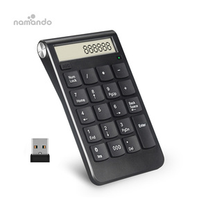 <strong>Numeric</strong> <strong>Keypad</strong> Built-in Battery Rechargeable 2.4g Wireless <strong>Numeric</strong> <strong>Keypad</strong> Lcd with USB Wireless Number <strong>Keyboard</strong> - Product Image 1