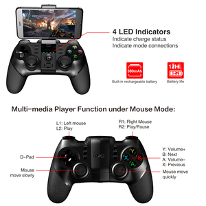 IPEGA PG-9076 Senza Fili BT 2.4G Controller di Gioco Per Android Smartphone iOS Gamepad Per PC PS3 Gioco Joystick Maniglia - Product Image 5